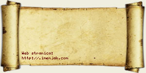 Dina Zorić vizit kartica